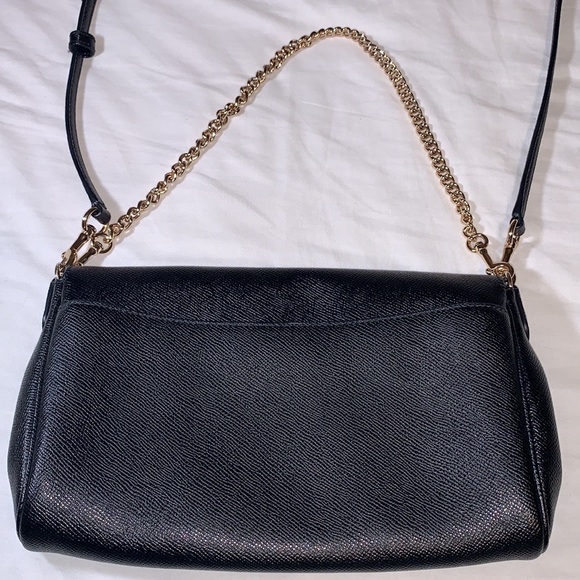 Coach Ruby Crossbody In Crossgrain Leather Gold / Black # F57528 - Picture 8 of 12